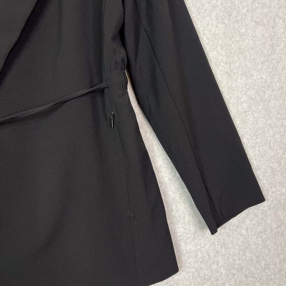 Athleta Black Endless Primatwill Blazer Size 16 - Picture 4 of 9